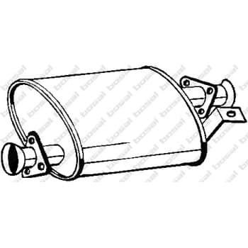 Silencieux central 211-367 Bosal
