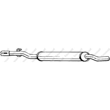 Silencieux central 233-507 Bosal