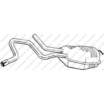 Silencieux arrière 278-965 Bosal