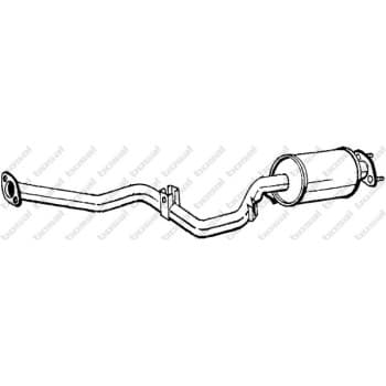Silencieux central 279-487 Bosal