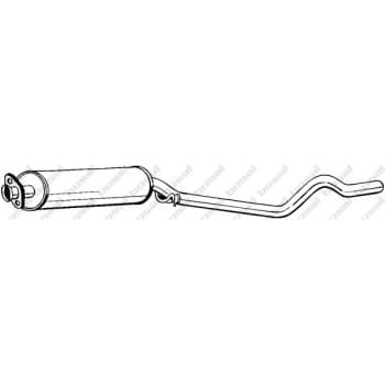 Silencieux central 280-153 Bosal
