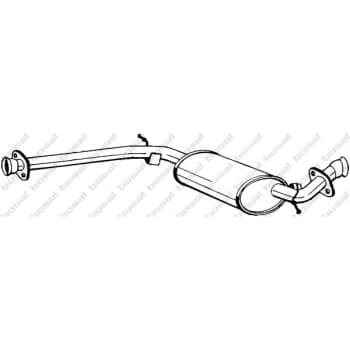 Silencieux central 280-217 Bosal