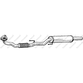 Silencieux avant 280-413 Bosal