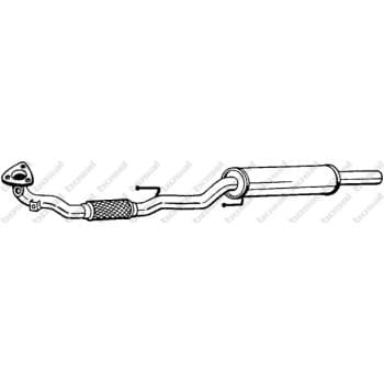 Silencieux avant 280-417 Bosal