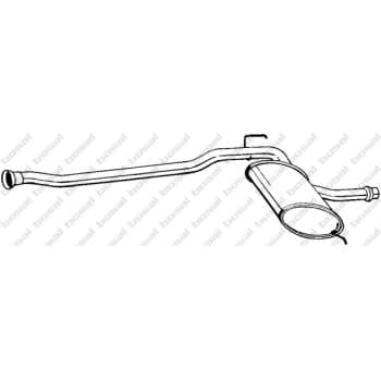 Silencieux central 280-525 Bosal