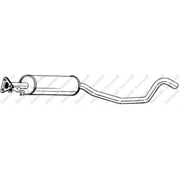 Silencieux central 281-159 Bosal