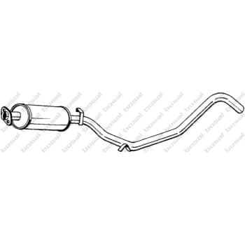 Silencieux central 281-201 Bosal