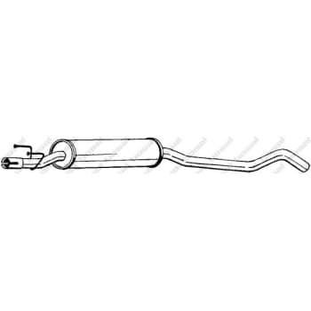 Silencieux central 281-541 Bosal