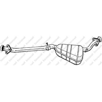 Silencieux central 281-739 Bosal
