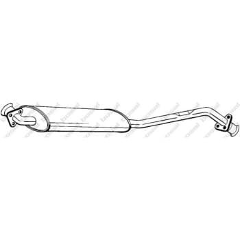 Silencieux central 281-871 Bosal
