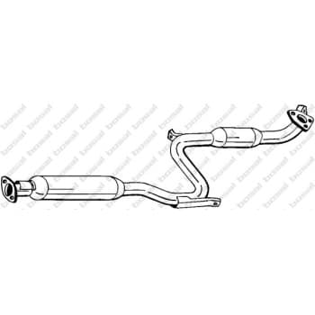 Silencieux central 282-493 Bosal