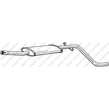Silencieux central 282-977 Bosal