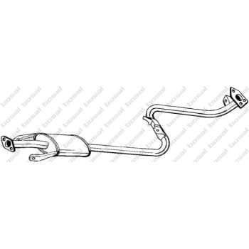 Silencieux central 283-111 Bosal