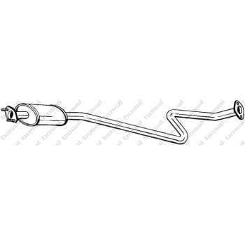 Silencieux central 283-195 Bosal