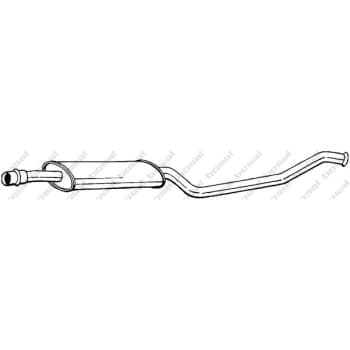 Silencieux central 283-689 Bosal