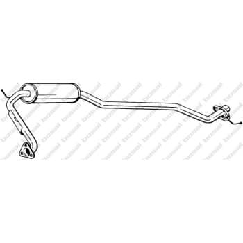 Silencieux central 283-799 Bosal