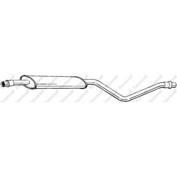 Silencieux avant 283-935 Bosal
