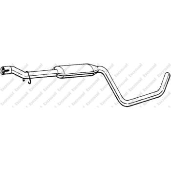 Silencieux central 284-261 Bosal