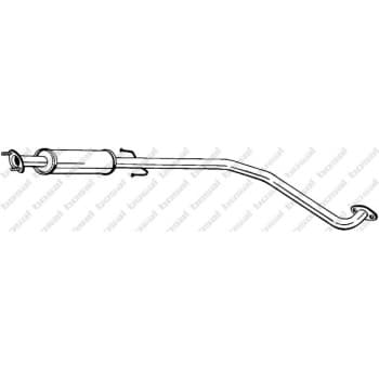 Silencieux central 284-337 Bosal
