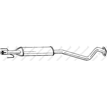 Silencieux central 284-365 Bosal