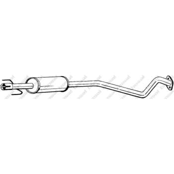 Silencieux central 284-367 Bosal