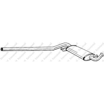 Silencieux central 285-513 Bosal
