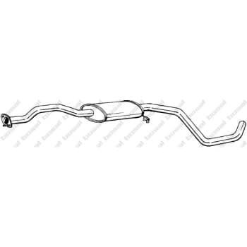 Silencieux central 285-847 Bosal