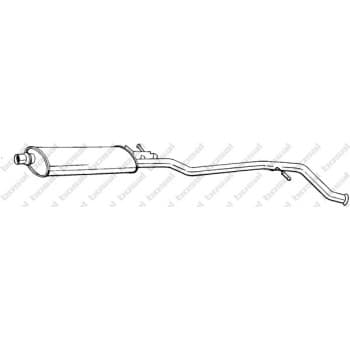 Silencieux central 287-093 Bosal