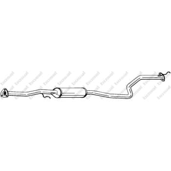 Silencieux central 287-251 Bosal