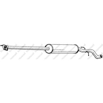 Silencieux central 287-513 Bosal