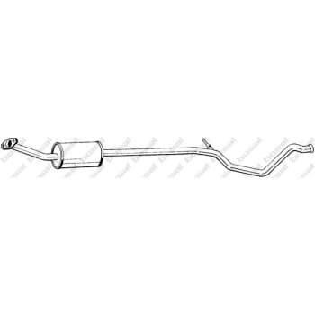 Silencieux central 288-103 Bosal