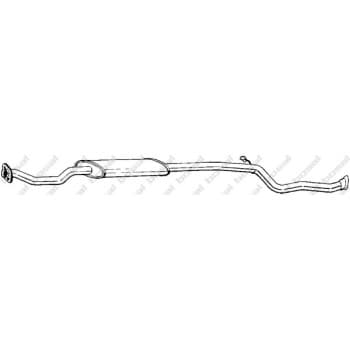 Silencieux central 289-007 Bosal