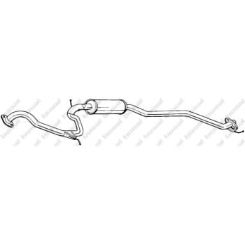 Silencieux central 290-011 Bosal