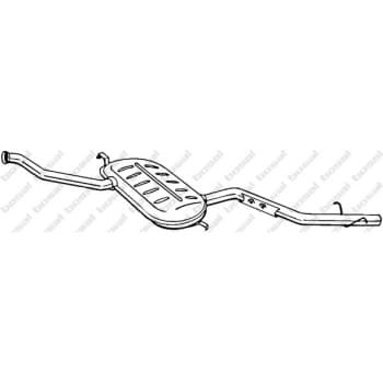 Silencieux central 290-517 Bosal
