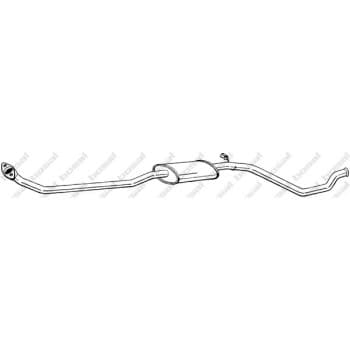 Silencieux avant 291-697 Bosal