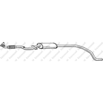 Silencieux central 293-007 Bosal