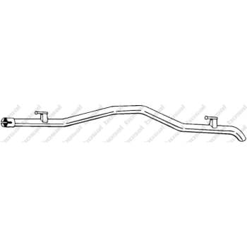 Tuyau d'échappement 516-151 Bosal