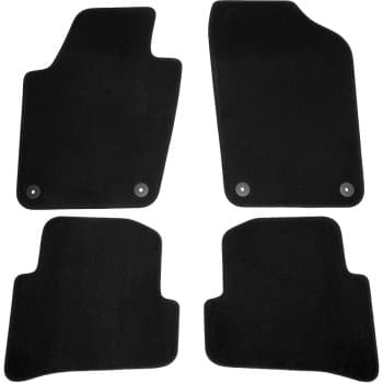 Tapis en velours pour VW Polo 6R 2010-4 pièces