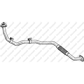 Tuyau d'échappement 888-405 Bosal