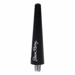 Antenne Simoni Racing en aluminium court - Noir - Longueur 6 cm