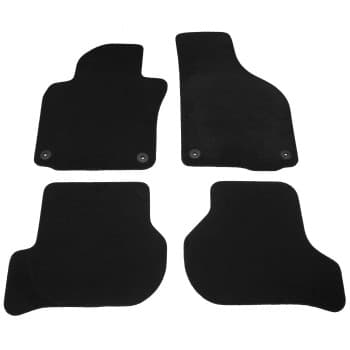 Tapis de voiture en velours pour VW Golf V / VI / Jetta 2007-2010 4 pièces