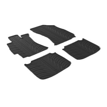 Tapis en caoutchouc adaptés pour Subaru Outback 11/2014- (T-Design 4 pièces)