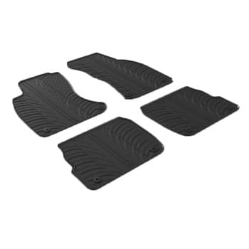 Tapis en caoutchouc pour Audi A6 1997-2004 (T-Design 4 pièces)