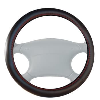 Couvre Volant Simoni Racing Cuir Artificiel Noir/Rouge