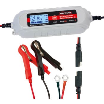 Kraftpaket 136312 chargeur d&#39;entretien 12V/6V 0,8A/3,8A