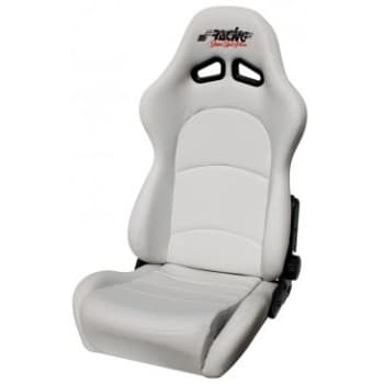 Simoni Racing Seat Sport Tazio - Cuir blanc - Dossier régable (recto verso) - incl.