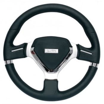 Cintre Simoni Racing Sport Montecarlo 320mm - Cuir Noir