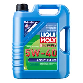 Huile moteur Liqui Moly Leichtlauf HC7 5W40 A3/B4 5L