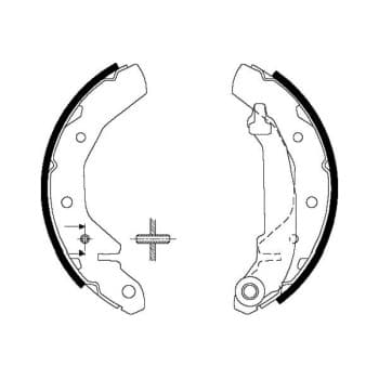 Jeu de mâchoires de frein KBS-1407 Kavo parts