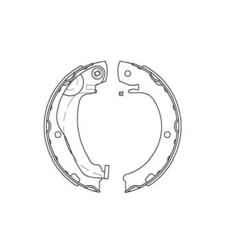 Jeu de mâchoires de frein KBS-9924 Kavo parts